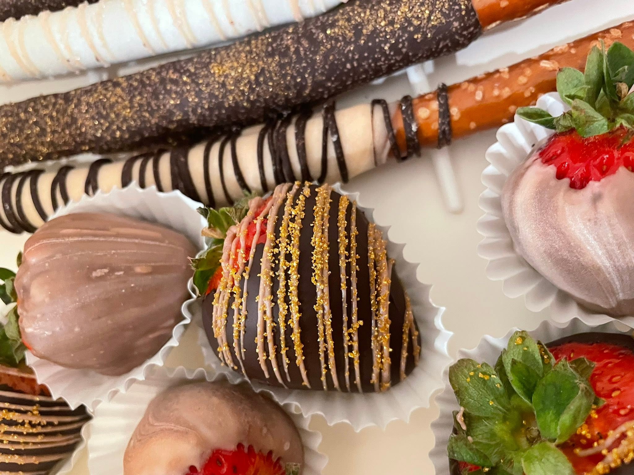 A Cocoa Gems dessert